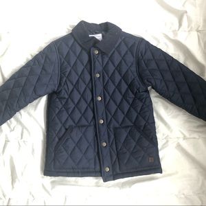Janie and Jack 5/6 Navy Blue Coat - like new